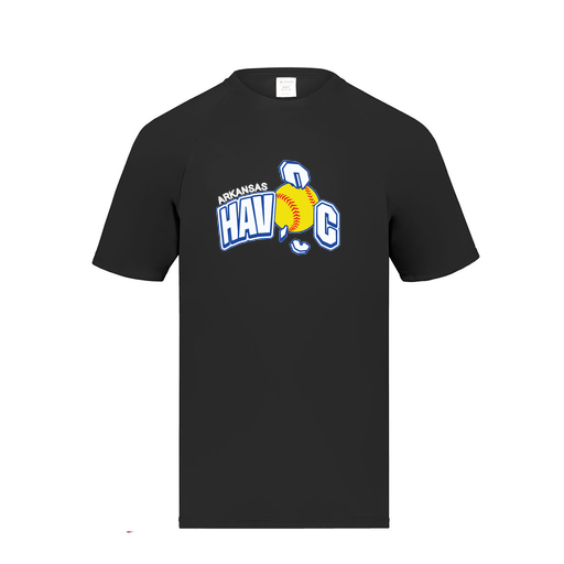 [2790.080.S-LOGO1] Men's Smooth Sport T-Shirt (Adult S, Black, Logo 1)