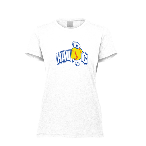 [3067.005.XS-LOGO1] Ladies Ultra-blend T-Shirt (Female Adult XS, White, Logo 1)