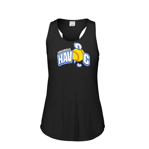 [3078.K94.S-LOGO1] Ladies Tri Blend Tank Top (Female Adult S, Black, Logo 1)