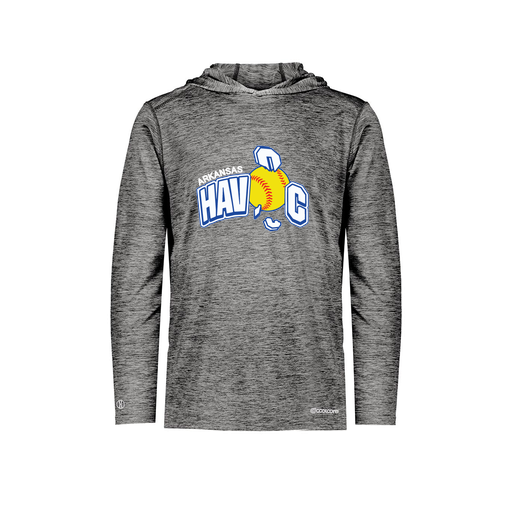 [FOLHCGBK-AS-LOGO1] Men's Charge Hoodie (Adult S, Black, Logo 1)