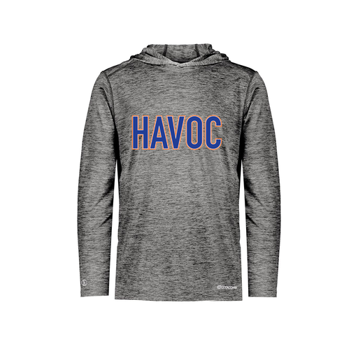 [FOLHCGBK-AS-LOGO2] Men's Charge Hoodie (Adult S, Black, Logo 2)