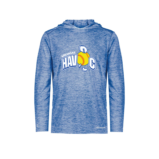 [FOLHCGRY-AS-LOGO1] Decker Men's Charge Hoodie (Adult S, Royal, Logo 1)