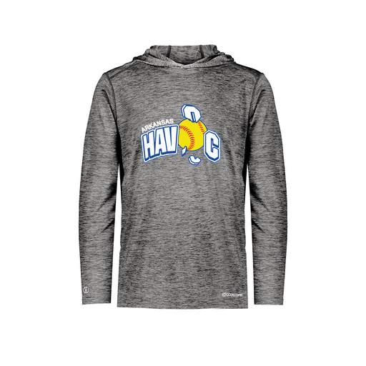 [FOLHCGBK-YS-LOGO1] Decker Youth Charge Hoodie (Youth S, Black, Logo 1)