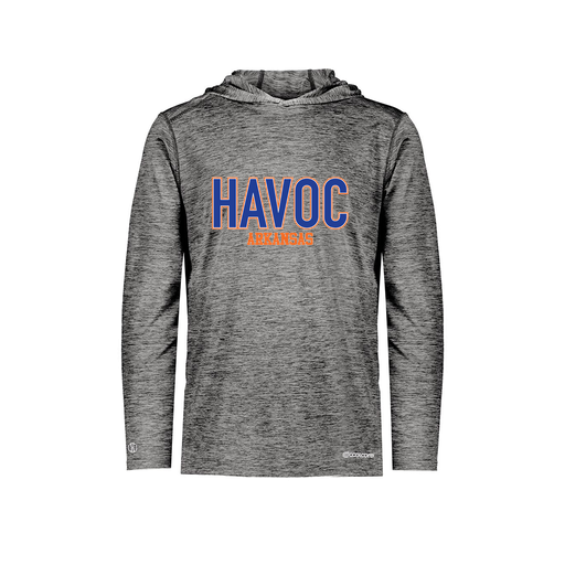 [FOLHCGBK-YS-LOGO3] Decker Youth Charge Hoodie (Youth S, Black, Logo 3)