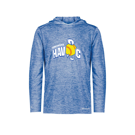 [FOLHCGRY-YS-LOGO1] Decker Youth Charge Hoodie (Youth S, Royal, Logo 1)