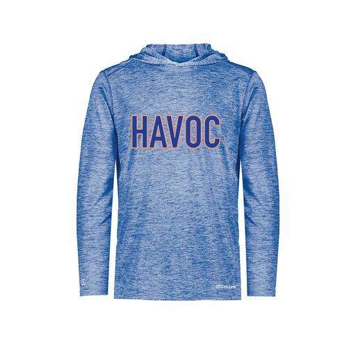 [FOLHCGRY-YS-LOGO2] Decker Youth Charge Hoodie (Youth S, Royal, Logo 2)