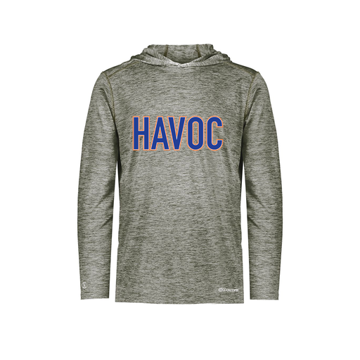 [FOLHCGGY-YS-LOGO2] Decker Youth Charge Hoodie (Youth S, Gray, Logo 2)