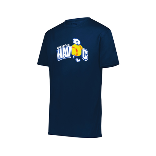 [222819.065.XXS-LOGO1] Youth Movement Dri Fit Shirt (Youth XXS, Navy, Logo 1)