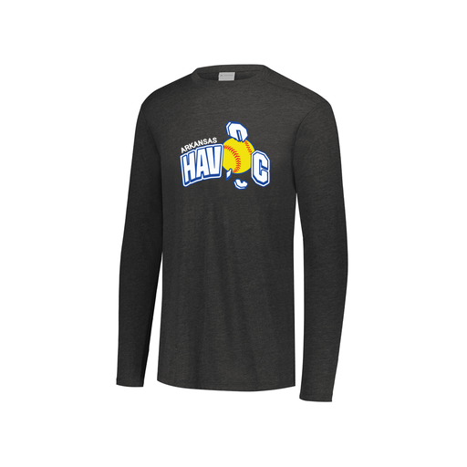 [3076.K94.S-LOGO1] Youth LS Ultra-blend T-Shirt (Youth S, Black, Logo 1)