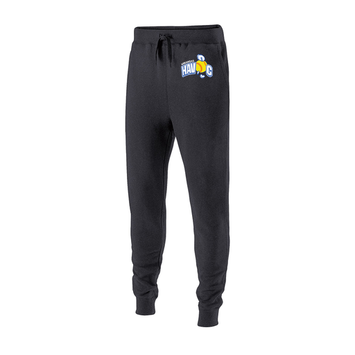 [229648.E83.S-LOGO1] Youth 60/40 Fleece Jogger (Youth S, Gray, Logo 1)