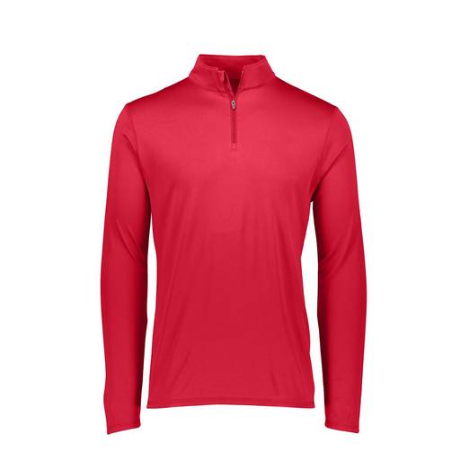 [FTLQFLRD-FAXS-LOGO5] Ladies Flex-Lite 1/4 Zip Shirt (Female Adult XS, Red, Logo 5)
