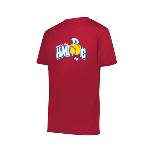 [222819.083.XXS-LOGO1] Youth Movement Dri Fit Shirt (Youth XXS, Red, Logo 1)