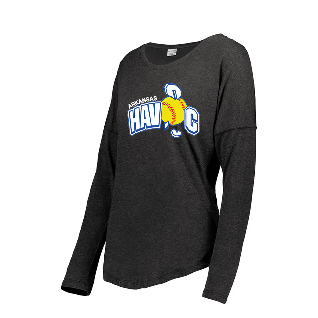 Decker Women's Tri-Blend T-Shirt - Long Sleeve